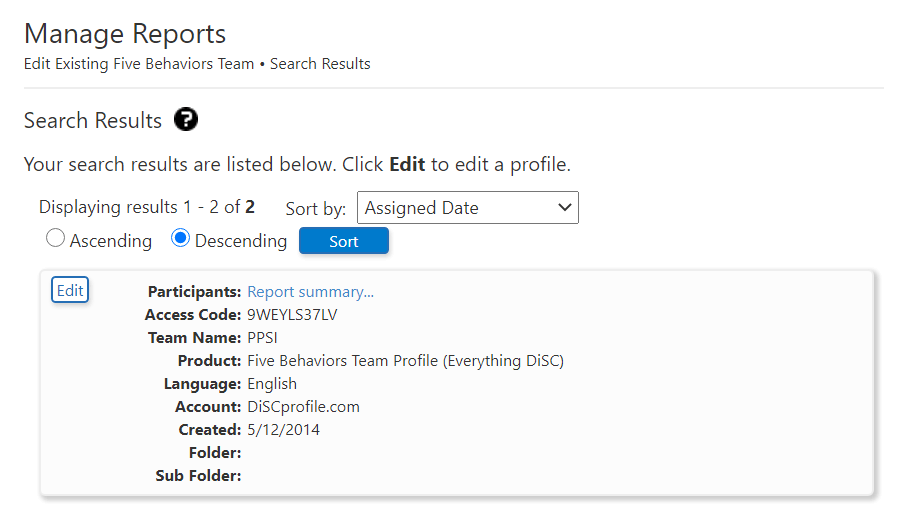 EPIC: edit report to add member