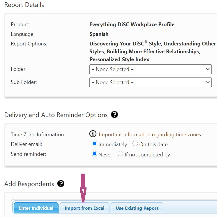 EPIC: Import from Excel