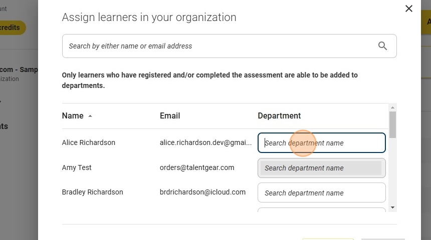 Catalyst: managing departments