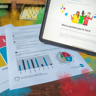 Woman using her disc personality test to improve working with others remotely